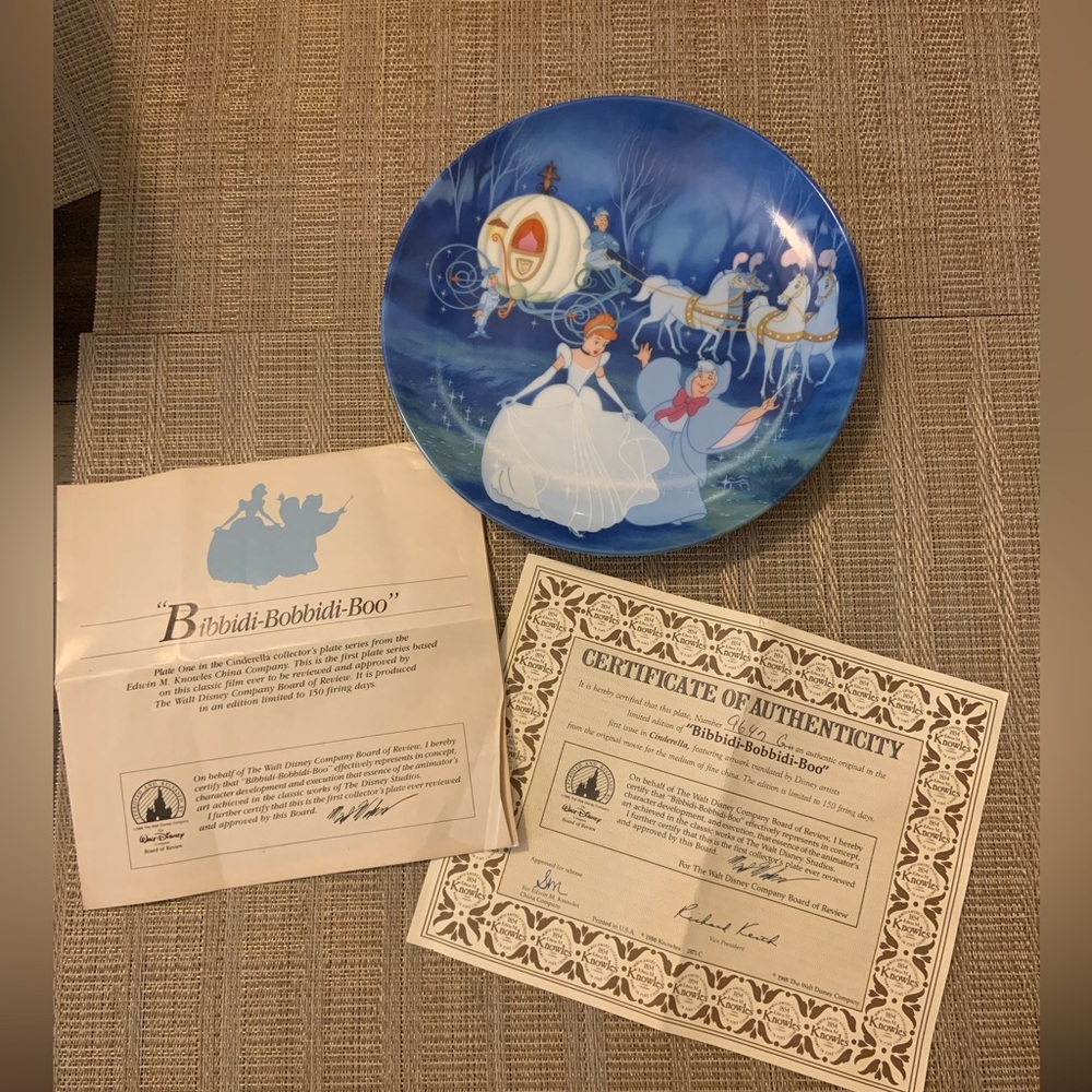 Disney Cinderella Plate